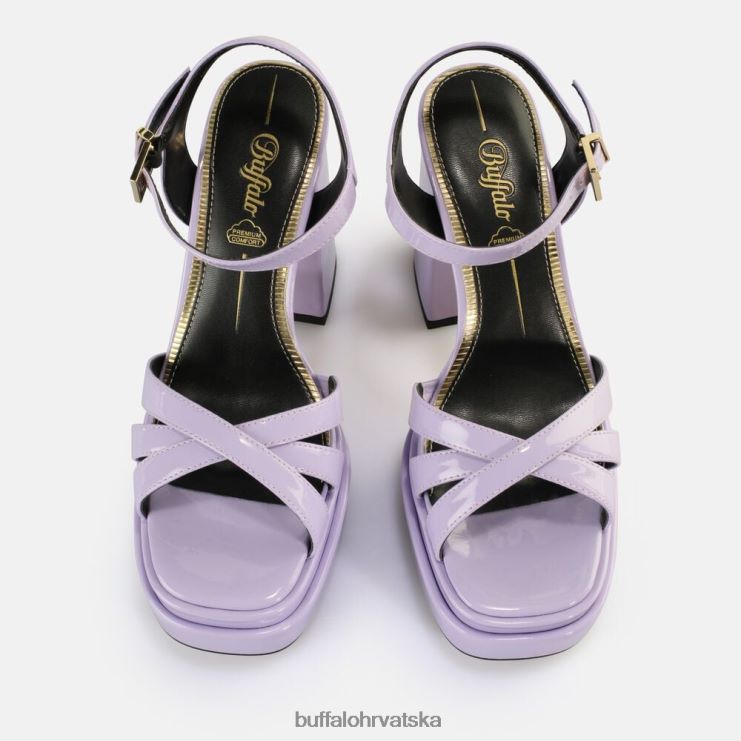 lavanda Buffalo may donna veganske sandale s petom |sandale TDD6T252